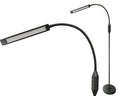 LED Flex Arm Floor Lamp with Remote - 69" Tall, 5 Brightness & 5 Color Adjustments for Tattoo Work
