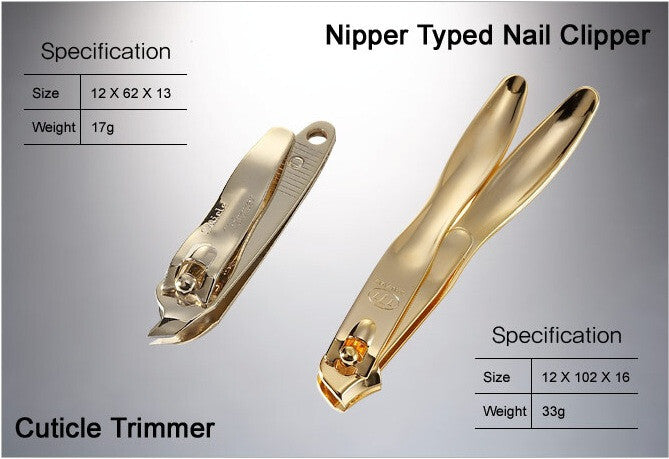 Manicure and Pedicure Nail Clipper Set - 18-Piece Travel Grooming Kit Made in Korea
