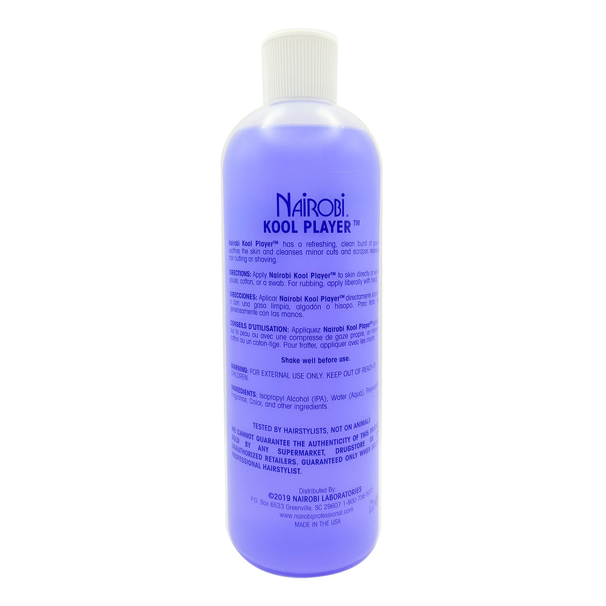 Antibacterial After Shave Lotion - Purple, 16oz for Razor Bumps & Irritation