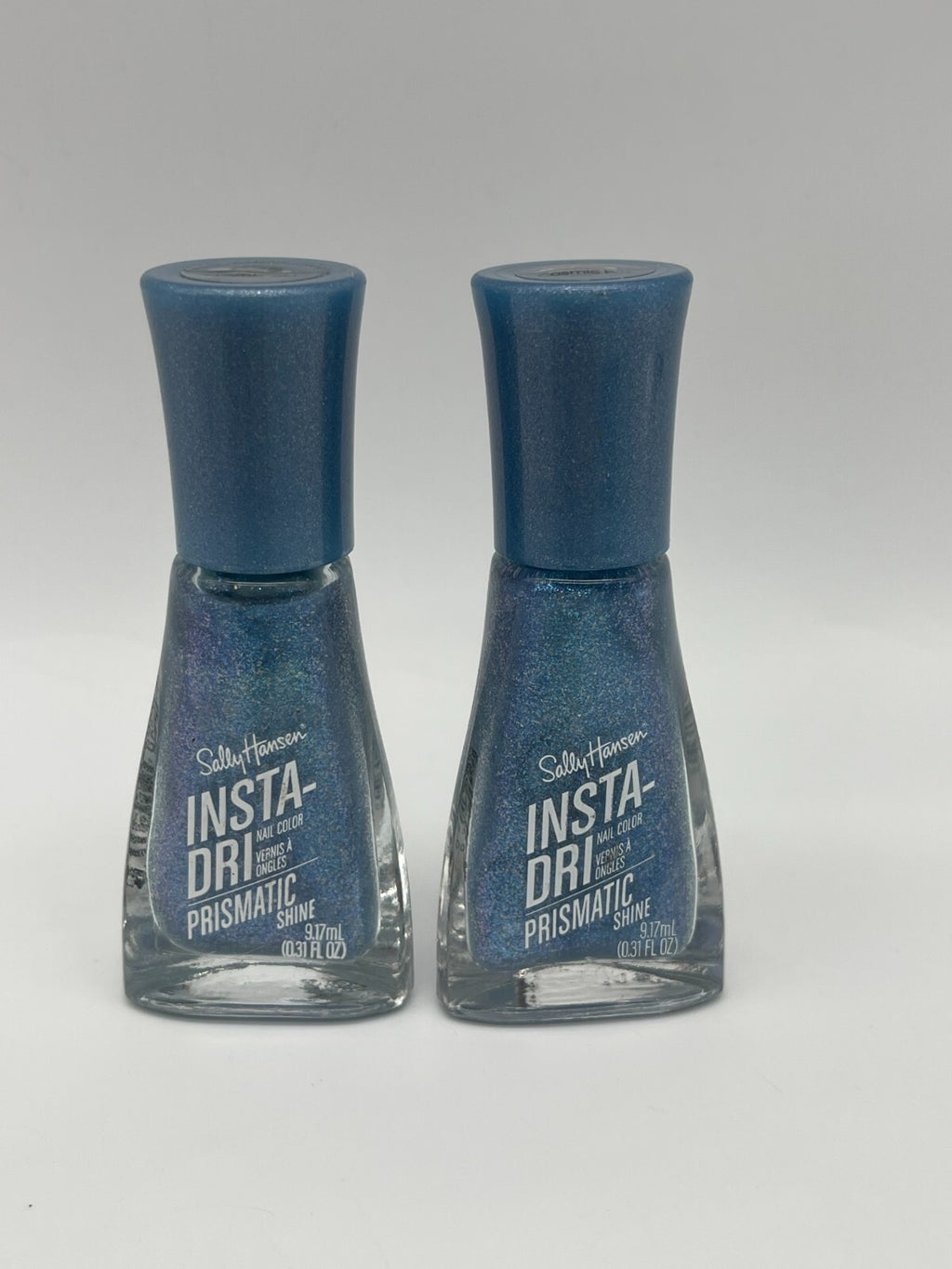 Nail Polish Set - Vibrant Blue Prismatic Shine, Quick Dry, Long-Lasting