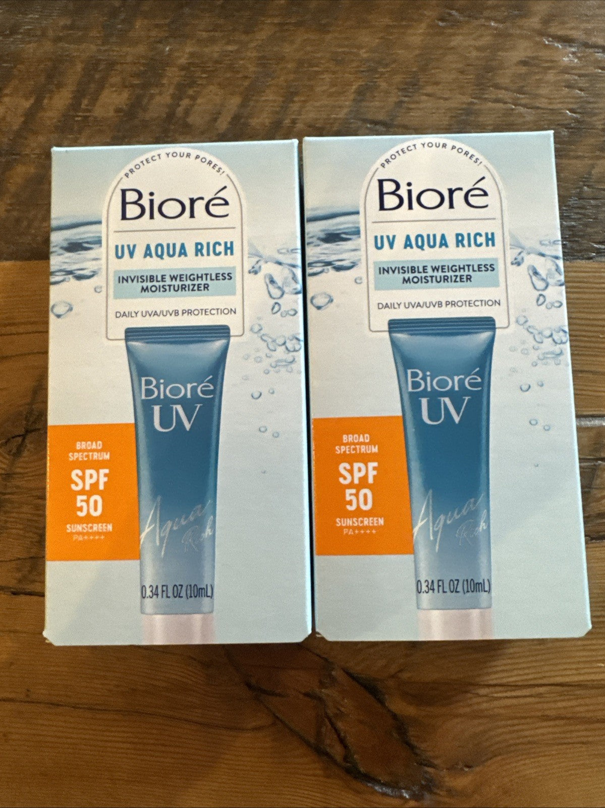 Biore UV Aqua Rich SPF50 Weightless Face Moisturizer - 1.7 oz