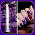 Nail Polish Strips 16 Pack - Purple Delight Custom Collaboration