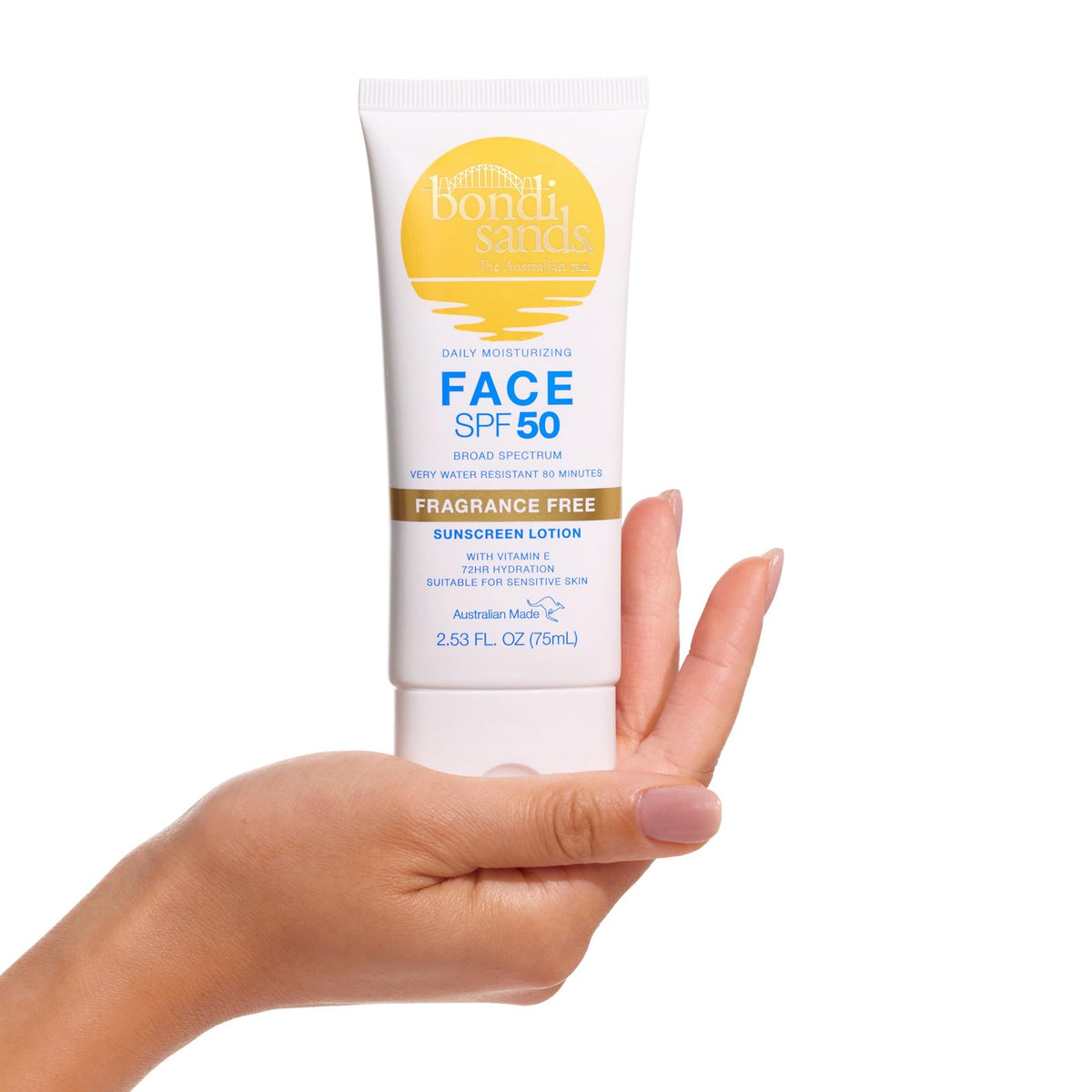 SPF 50 Fragrance-Free Daily Face Sunscreen Lotion with Hydration