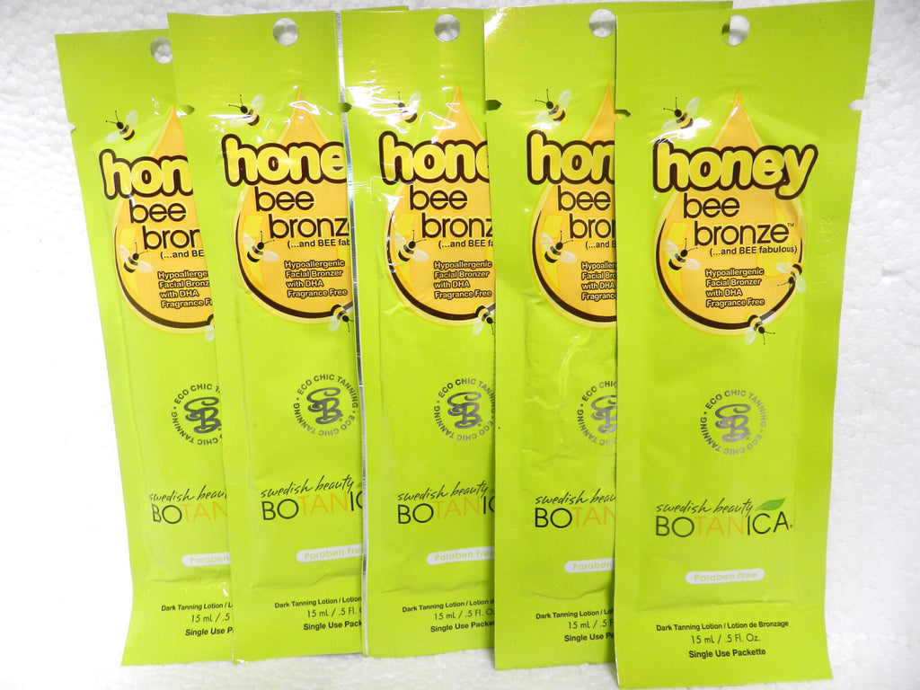Honey Bee Bronze Facial Tanning Lotion Pack - Hypoallergenic DHA