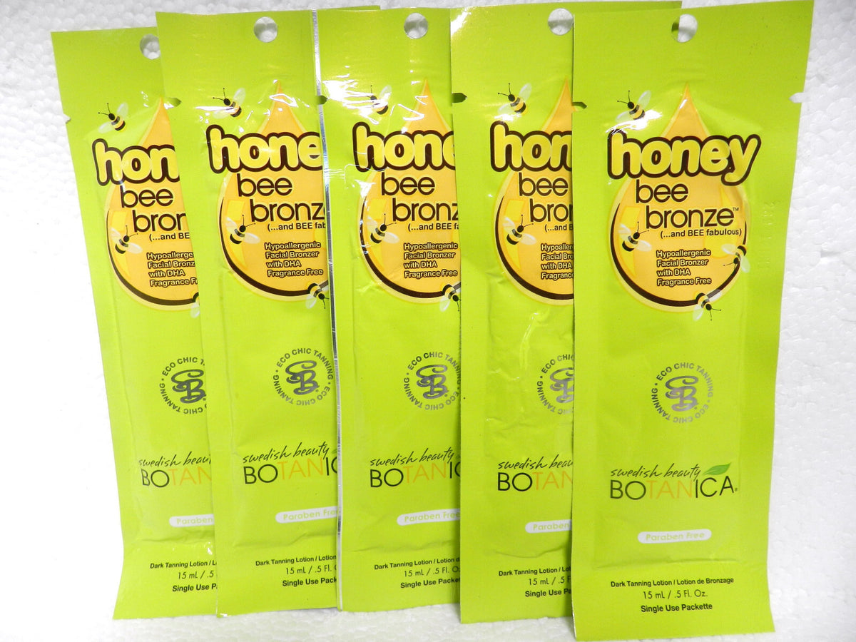 Honey Bee Bronze Facial Tanning Lotion Pack - Hypoallergenic DHA