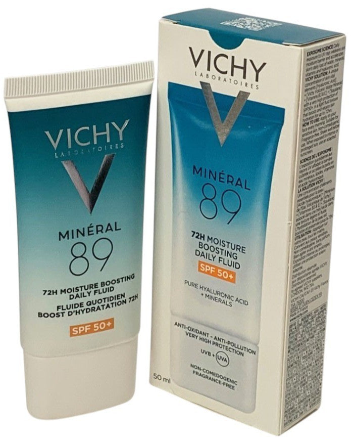 Vichy Mineral 89 SPF50+ Daily Moisturizer with Hyaluronic Acid 50ml