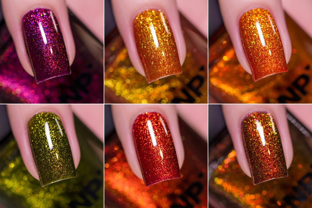 Fall Nail Polish Set - 6 Rich Warm Colors for Autumn Manicure