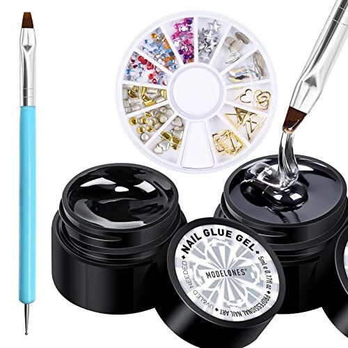 Strong Nail Rhinestone Glue for DIY Nail Art - Salon-Quality Adhesive