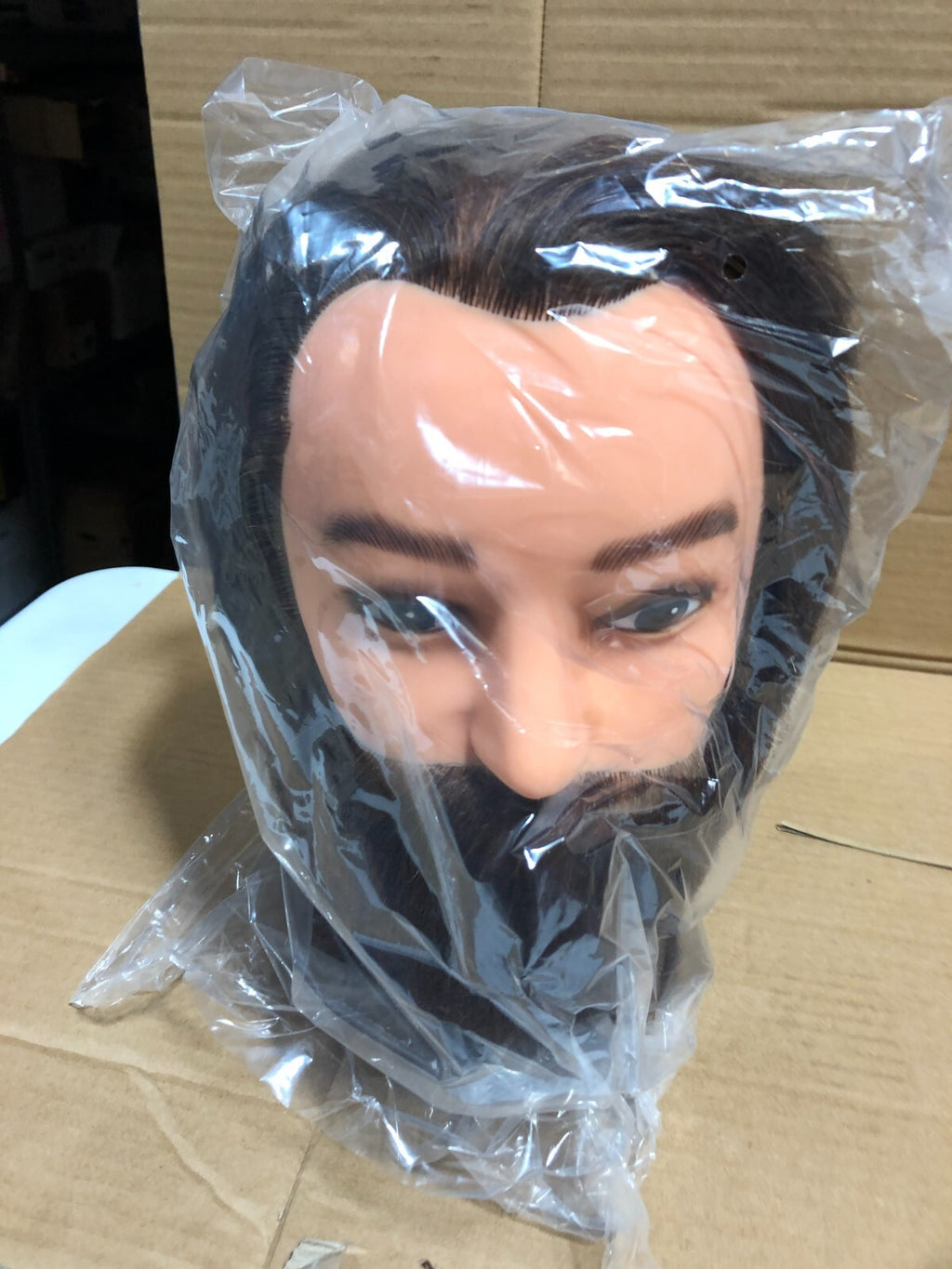 Mannequin Head for Hair Styling 18-20 Inch Human Hair Level 4 Open Box