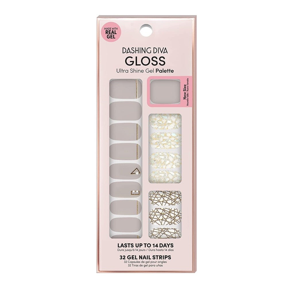 Gel Nail Strips Manicure Kit - Ultra Shine, Long Lasting, Easy Application