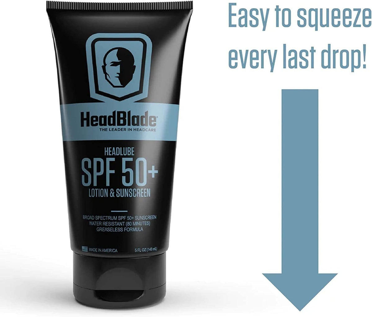 SPF 50 Men's Moisturizing Head Lotion - HeadLube HeadBlade 5oz