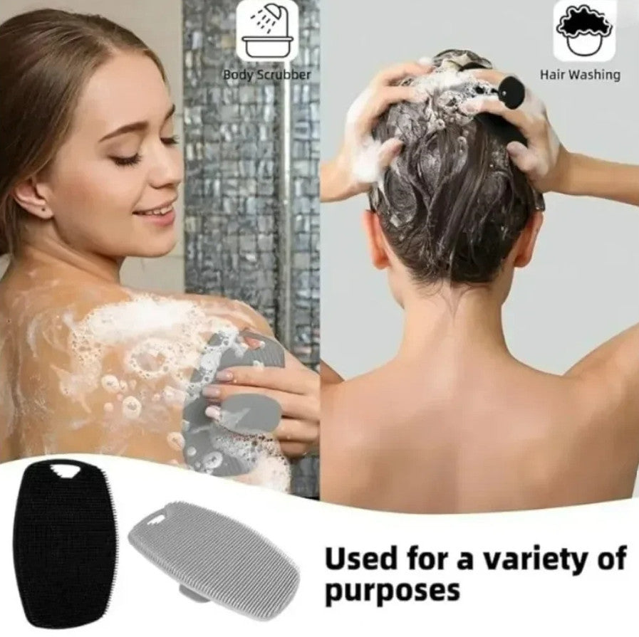Silicone Body Cleansing Brush Exfoliating Bath Scrubber - Hygienic & Gentle