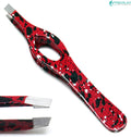 Precision Makeup & Eyebrow Tweezers - Slanted Tip, Multiple Colors