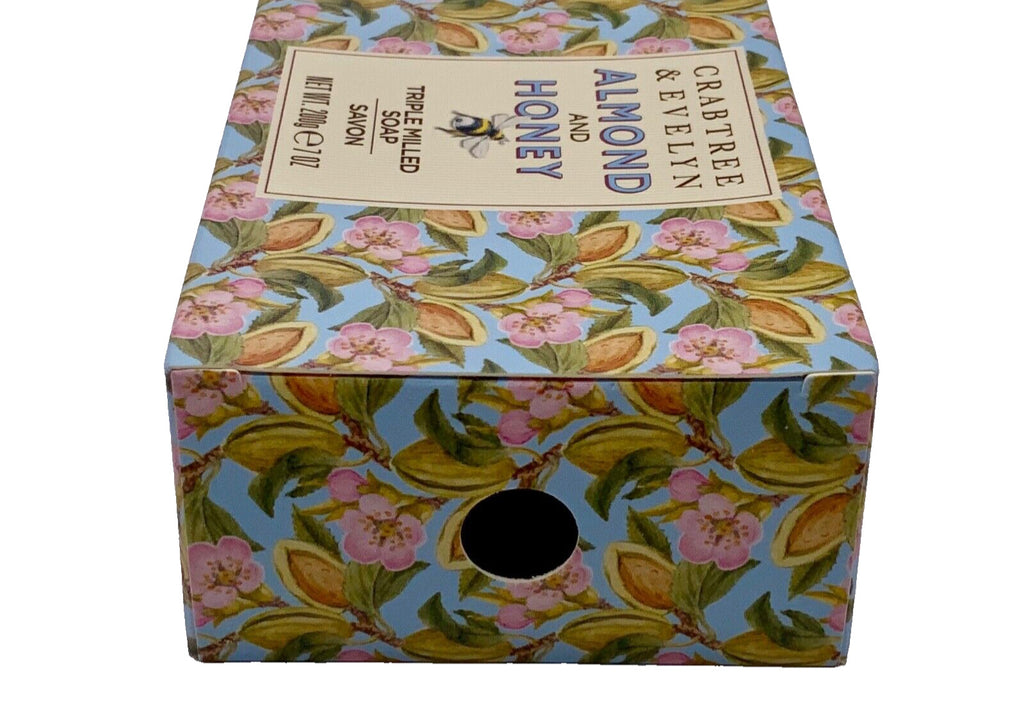 Almond & Honey Triple Milled Bar Soap Set - Jumbo 3x7oz Skin Nourishing