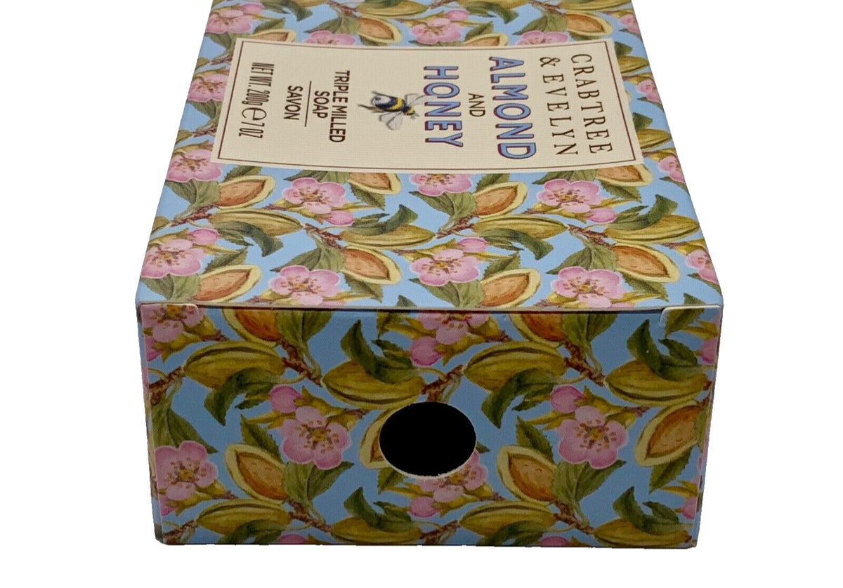 Almond & Honey Triple Milled Bar Soap Set - Jumbo 3x7oz Skin Nourishing