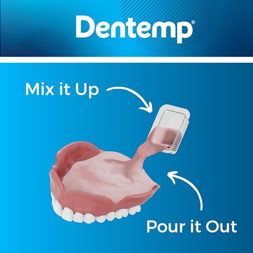 Denture Reline Kit - Advanced Formula for Upper & Lower Dentures - Multiple Pack Sizes