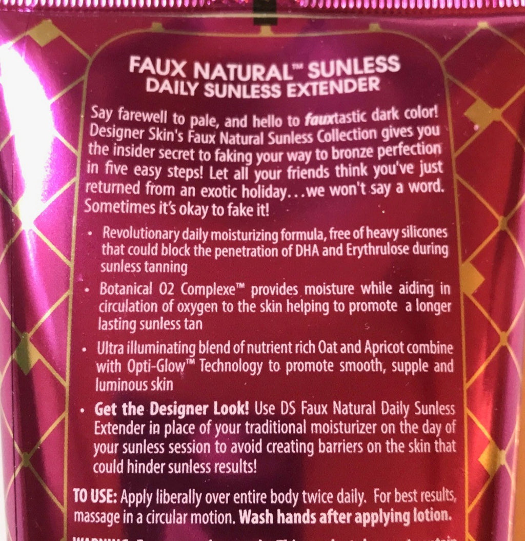 Sunless Tanning Extender Lotion with Coconut Fragrance - 8 Oz