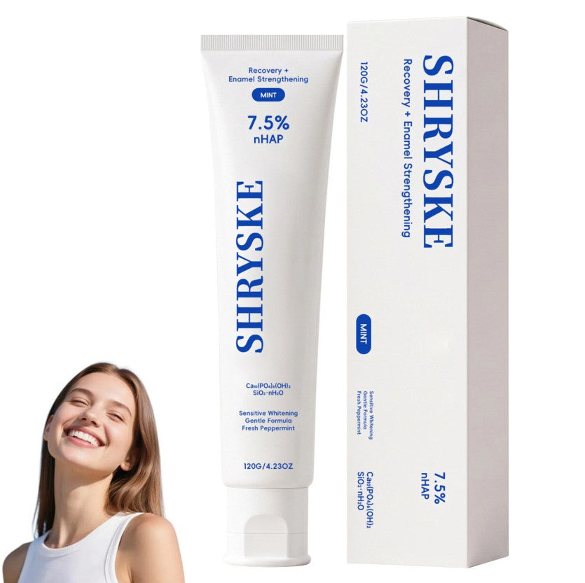 Natural Whitening Toothpaste for Sensitive Teeth - Mint Flavor
