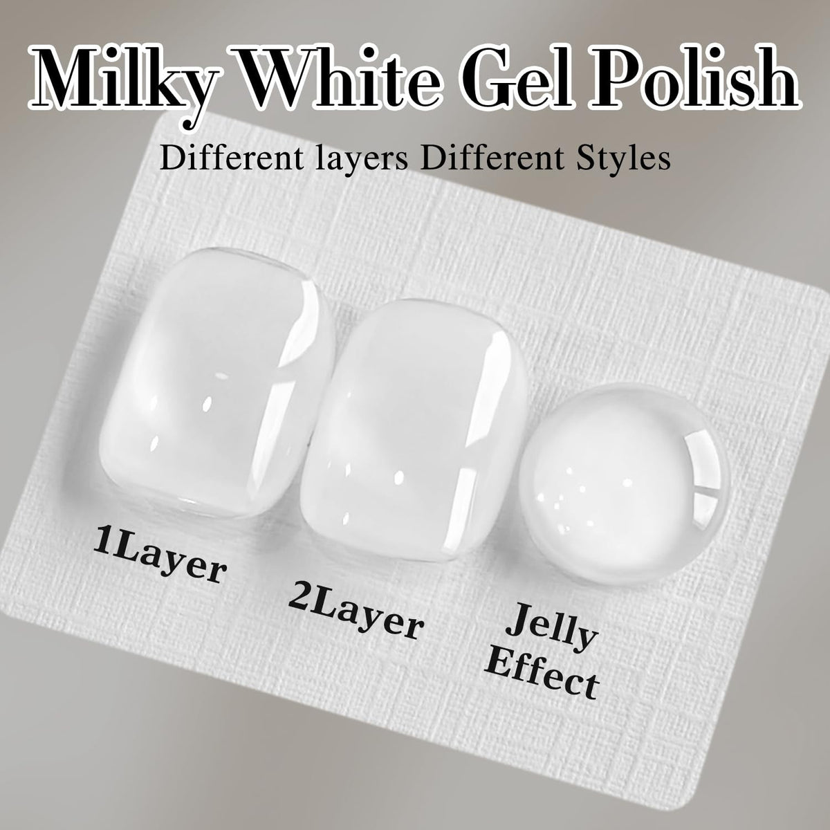 15ML Gel Nail Polish - Sheer Color for Manicure & Nail Art