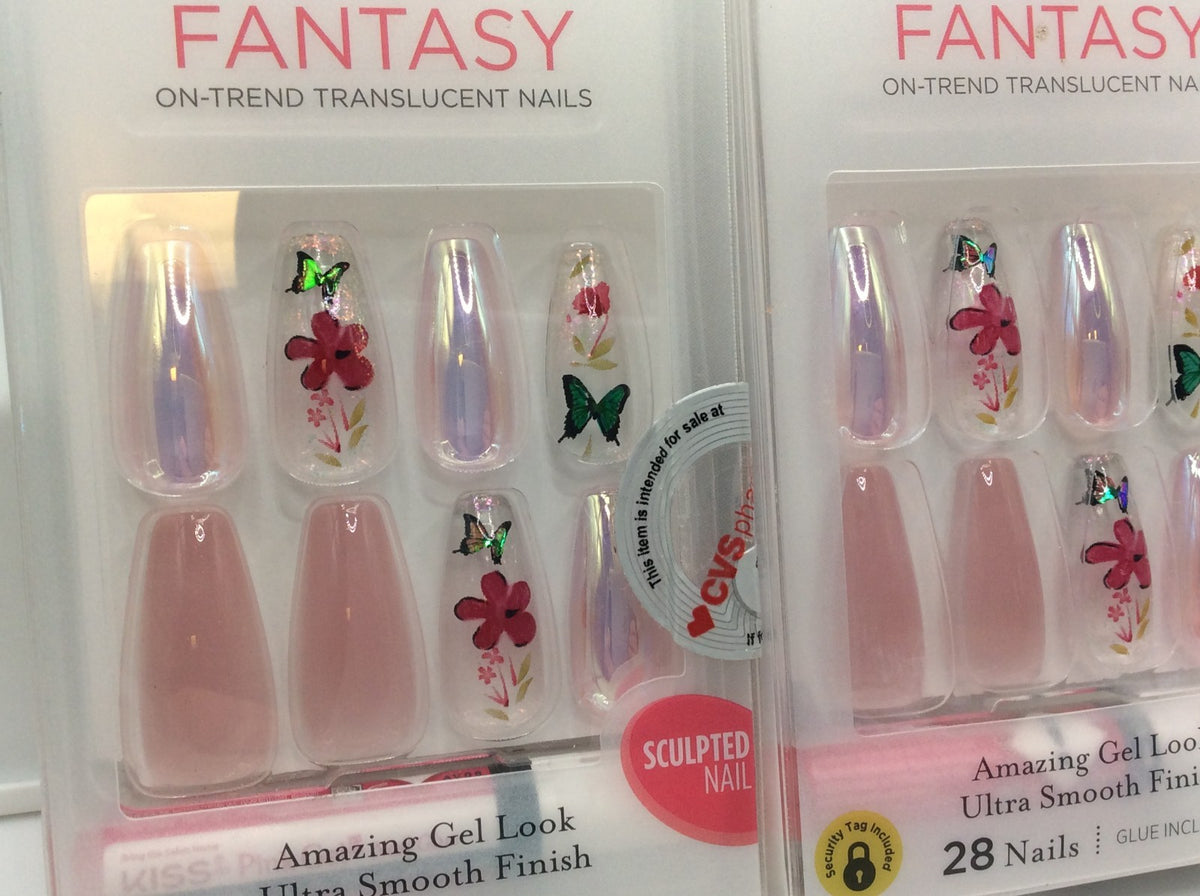 Nail Art Kit with 28 Sculpted Nail Supplies - Pack of 2