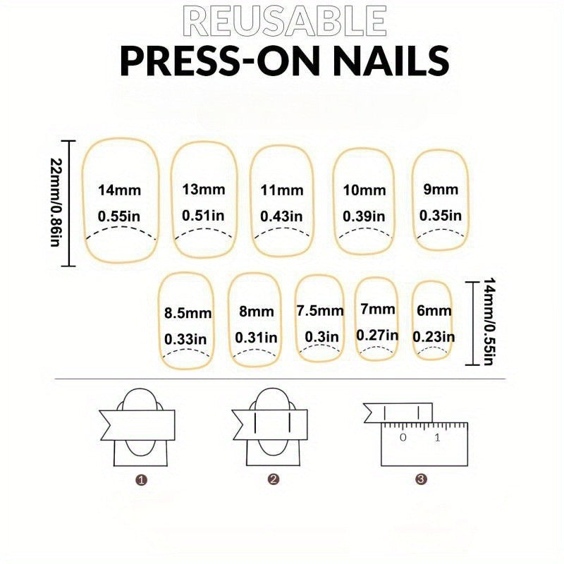 48Pcs Nude Pink Rhinestone Press On Nails Short Square Glossy False Nails