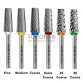 All-in-One Nail Drill Bit Gold - Multi-Function Nail Tool with Grit Options