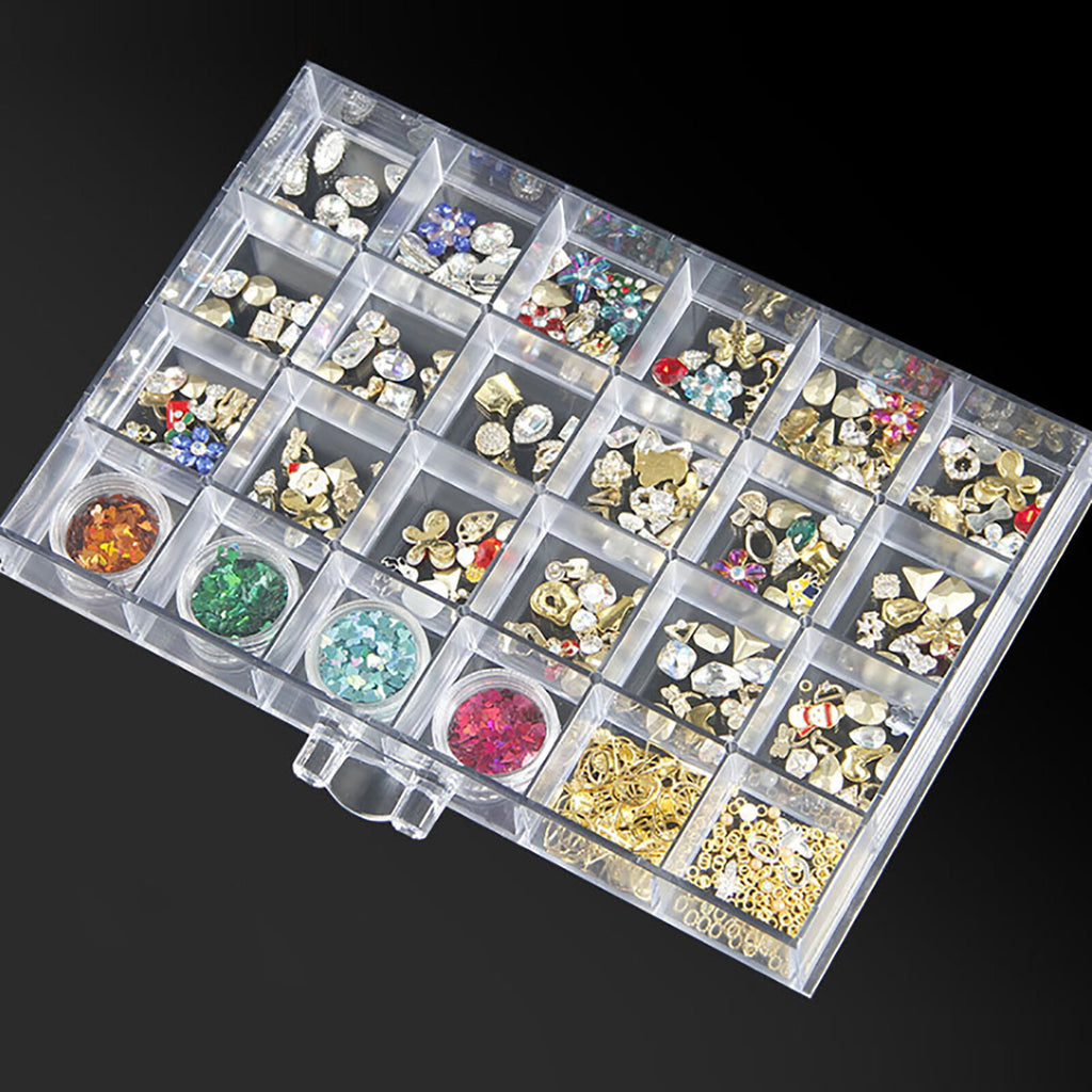 Acrylic Earring Jewelry Storage Box Organizer with 5 Drawers