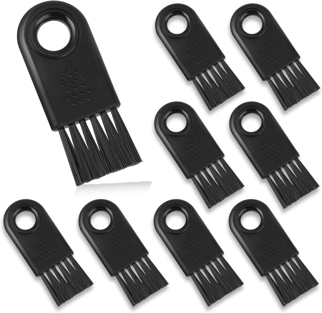 8 Pack Shaver & Hair Clipper Cleaning Brush Set - Nylon Toothbrushes