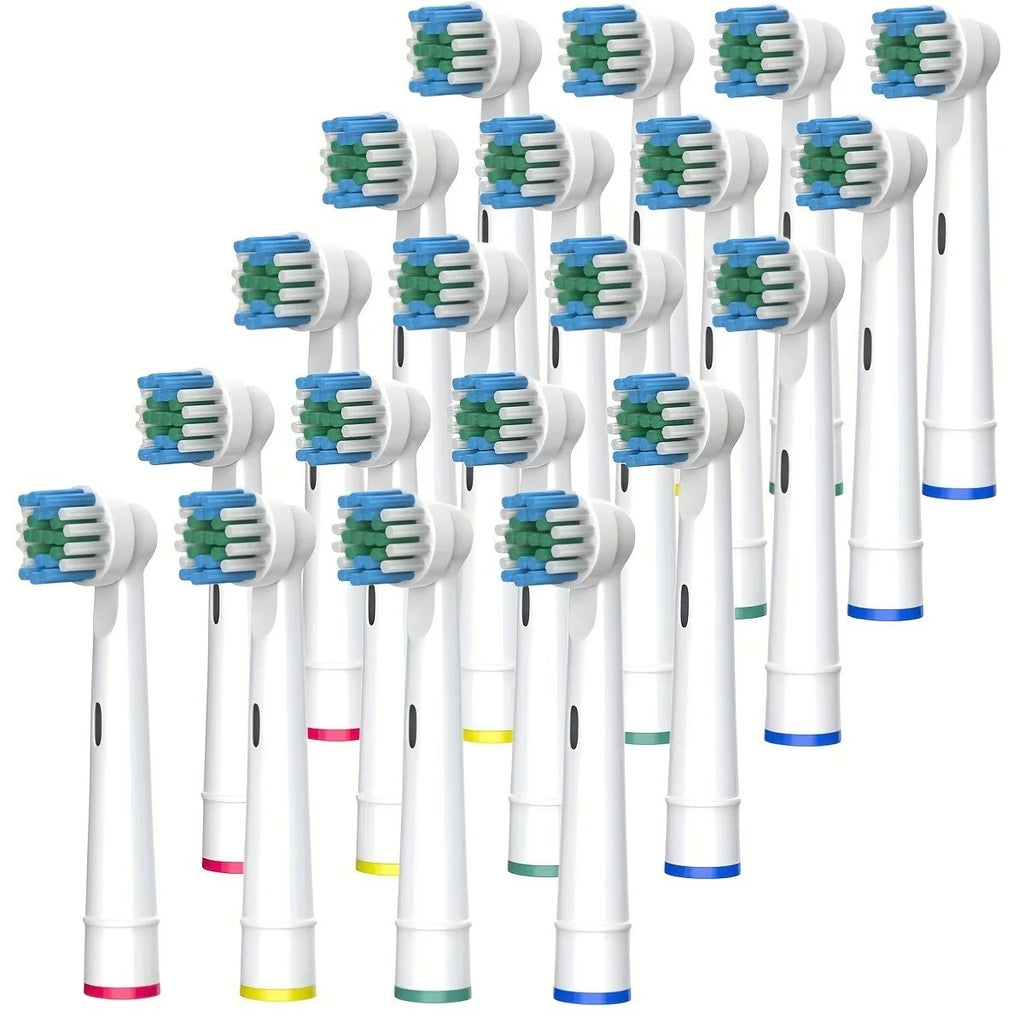 20PCS Electric Toothbrush Replacement Heads for Oral Braun Compatible Brush Heads