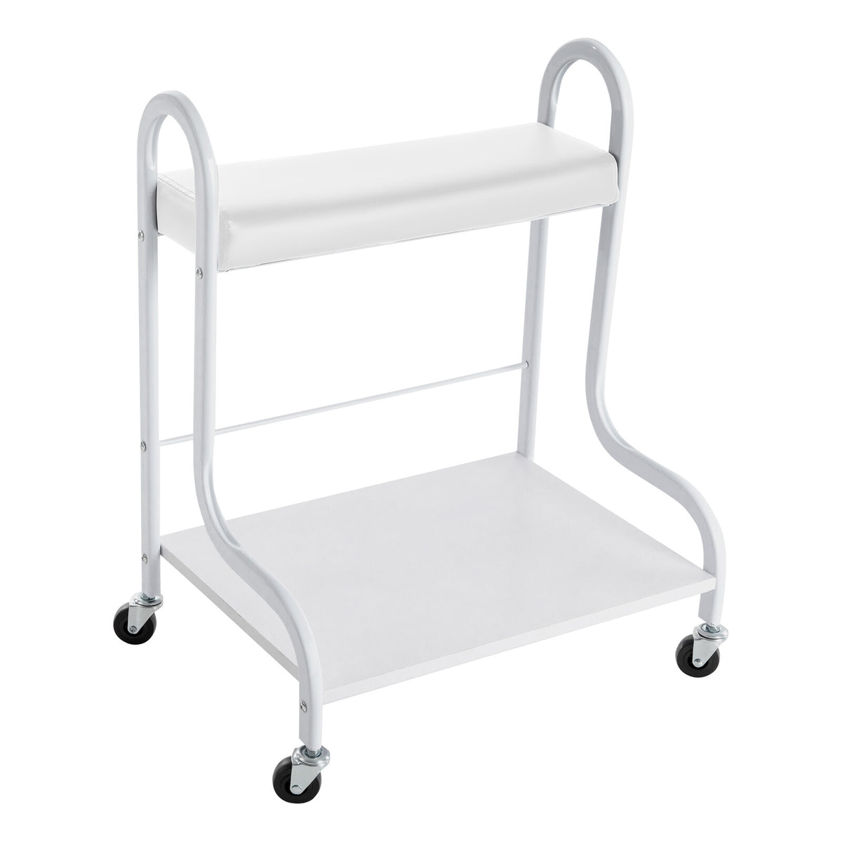 Portable Nail & Foot Spa Trolley Cart with Foot Rest for Salon and Home Use