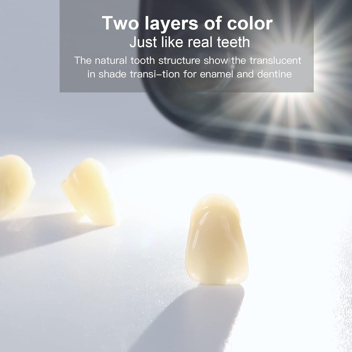 A2 T8 Denture Teeth Full Set - Upper and Lower Acrylic Resin False Teeth