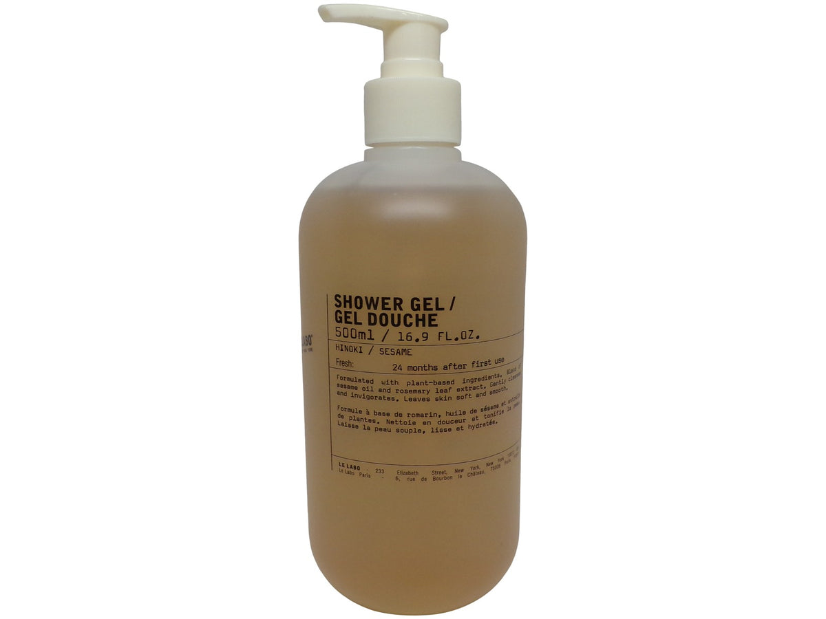 Le Labo Hinoki Shower Gel 16.9oz Vegan & Cruelty-Free Body Wash