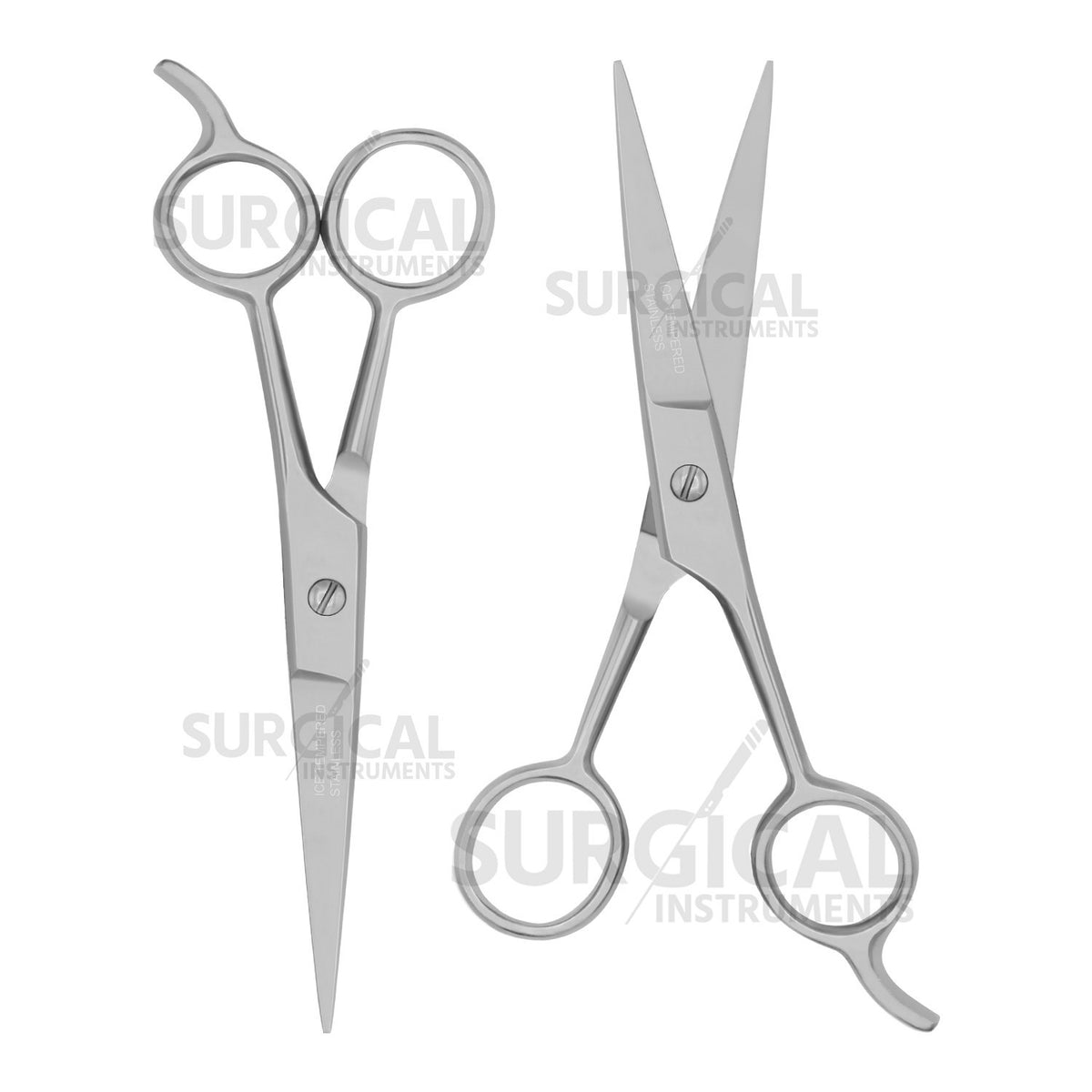 Hair Cutting Scissors Barber Shears 4.5 inch ICE Tempered German Grade - Pack of 10