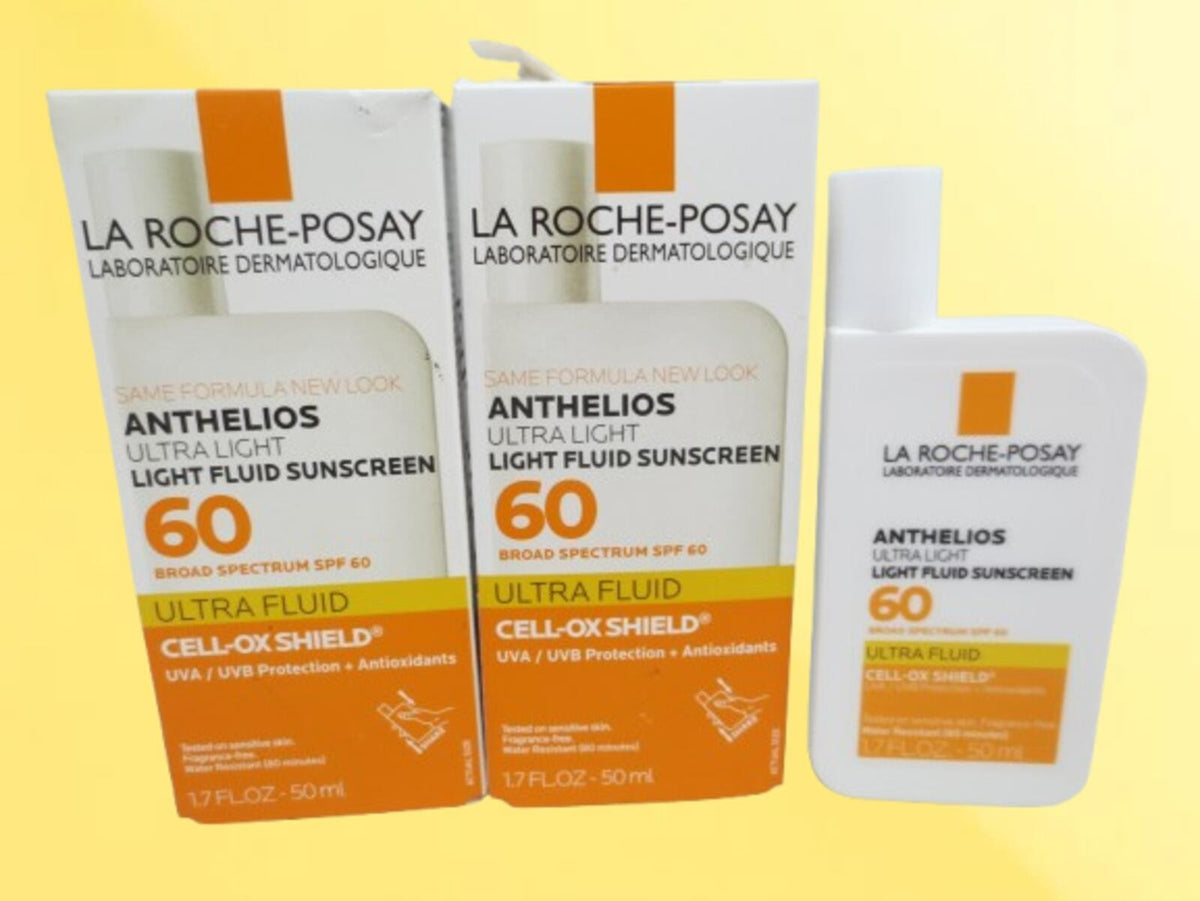 Sun Protection Sunscreen SPF 60 Light Fluid - 1.7 oz, 2 Pack