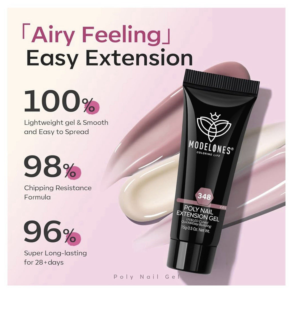 Poly Extension Gel Nail Kit 12 Colors Long-Lasting and Toxin-Free