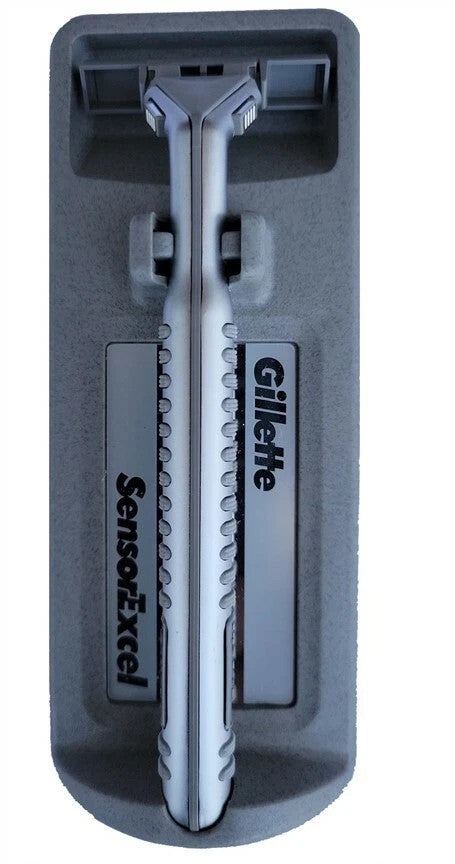 Gillette Sensor Excel Razor Refill Cartridges Metal Handle No Box