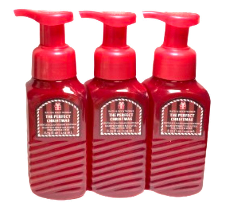 Set of 3 Foaming Hand Soaps - The Perfect Christmas Bath & Body Works