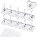 Narsikar Nail Stand for Press Ons with 300 Double-Sided Tape - Rose Pink