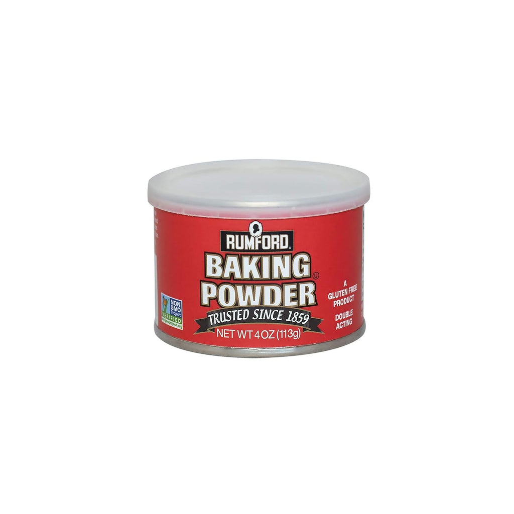 Baking Powder - Non-GMO, Gluten-Free, Kosher, Vegan, 4 Ounce Can