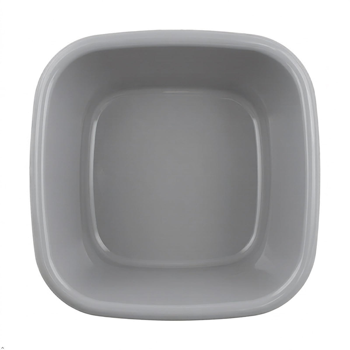 12 Quart Plastic Square Wash Basin Set 4-Pack for Kitchen Laundry Household
