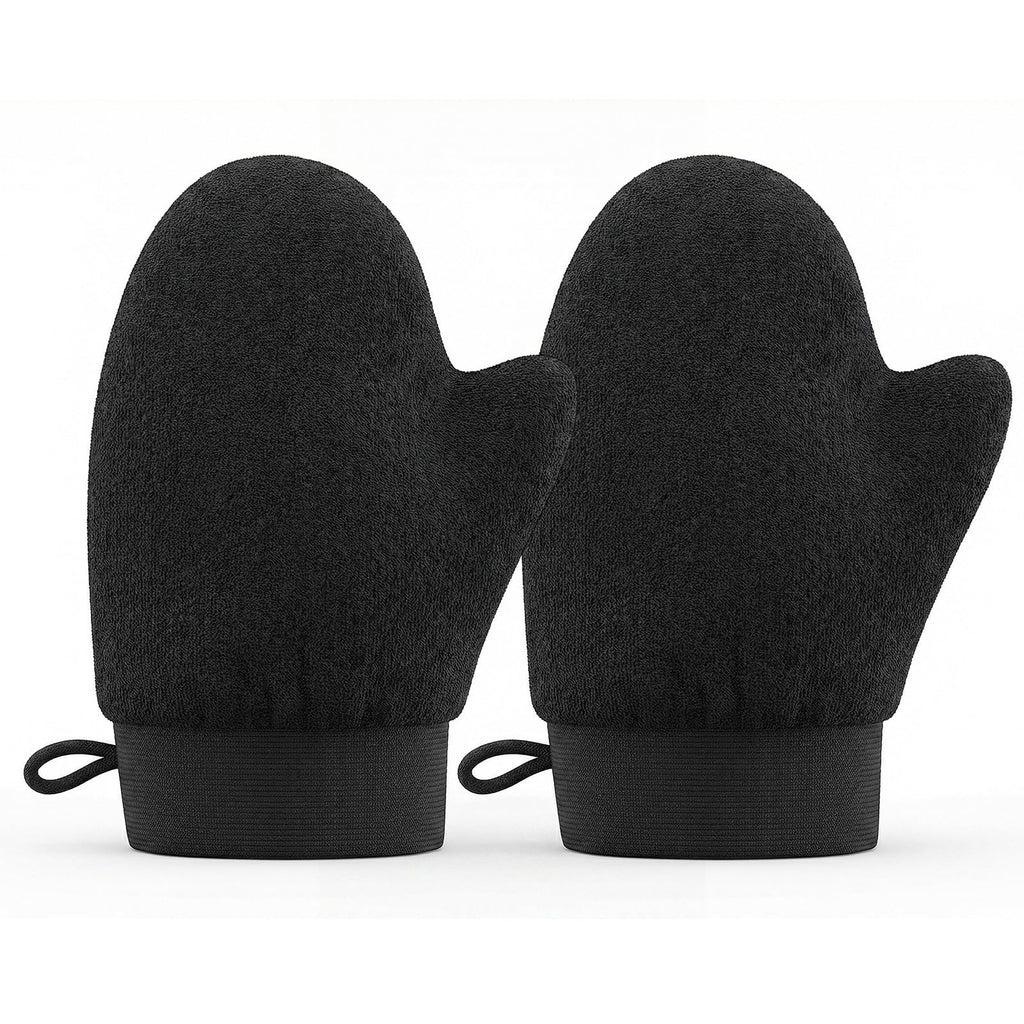 Self Tanning Mitts 2 Pack - Reusable Application Gloves for Flawless Tan