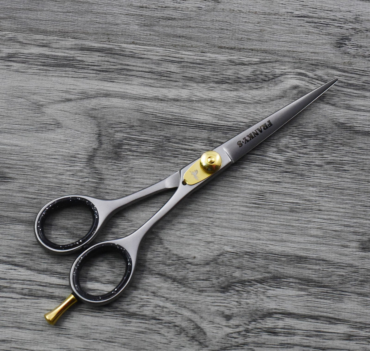 Professional Hair Cutting & Thinning Scissors Set with Razor and Pouch - 6.5 Inch