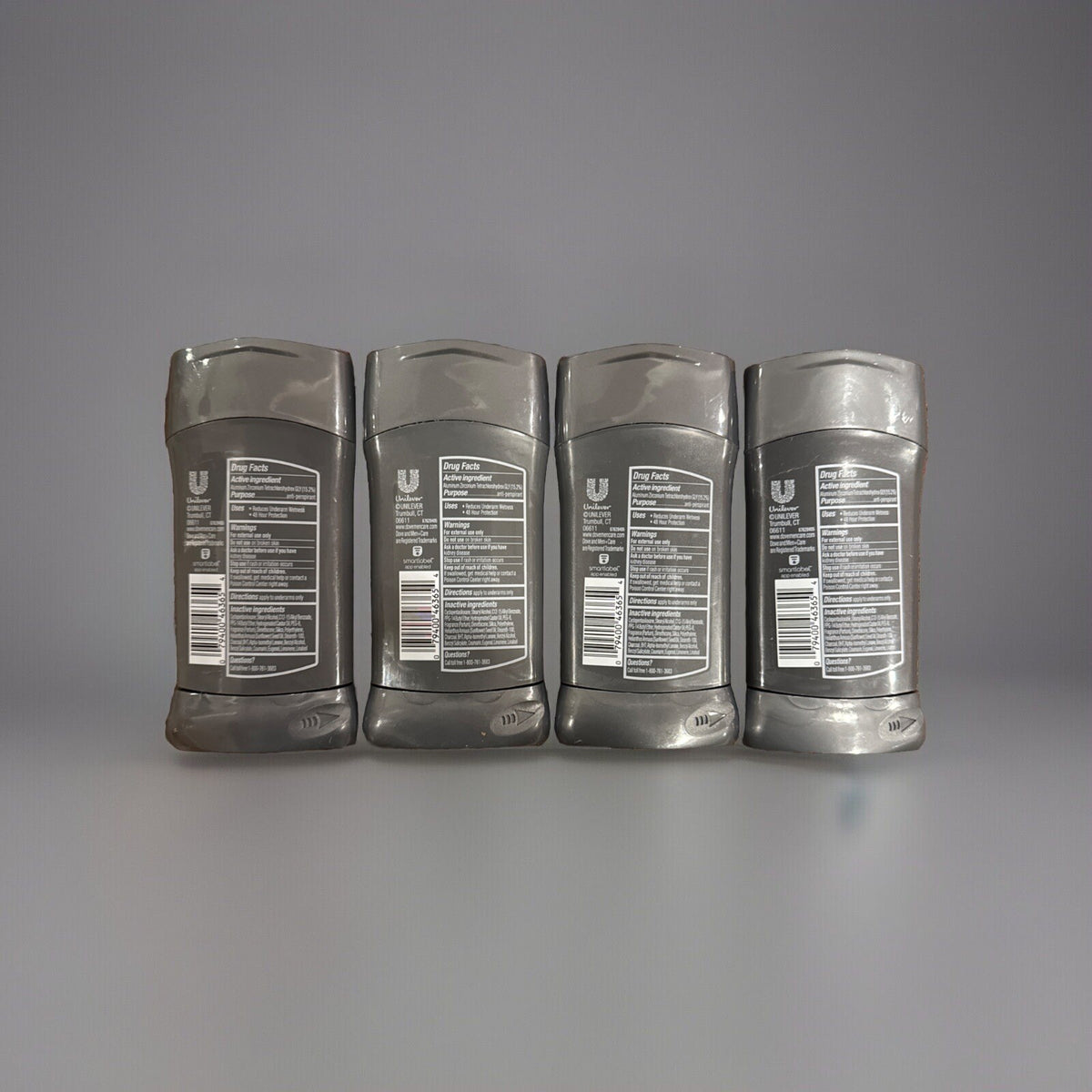 Dove Men+Care Charcoal Antiperspirant Deodorant 48H 2.7oz Pack of 4