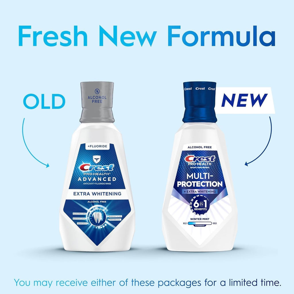 Whitening Mouthwash Alcohol-Free 32 Fl Oz - Fluoride & Enamel Support