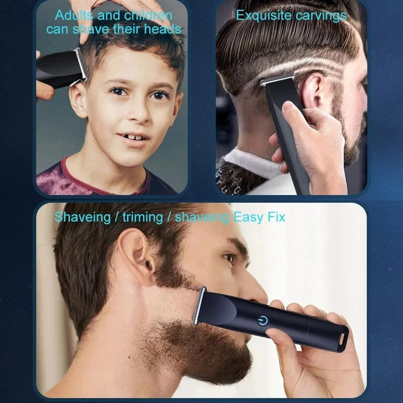 Rechargeable Men's Electric Beard Trimmer Razor with USB Charging