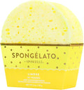 Limone Bath Sponge with Built-In Body Wash & Exfoliating Scrubber