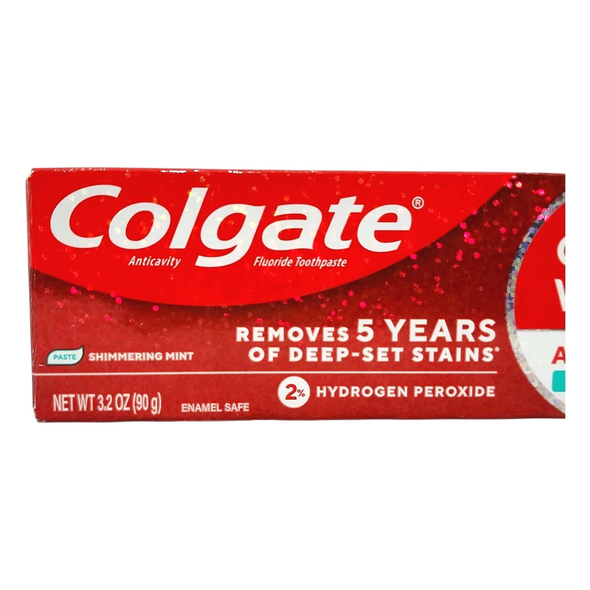 6 Pack Colgate Optic White Advanced ICY FRESH Toothpaste with Hydrogen Peroxide
