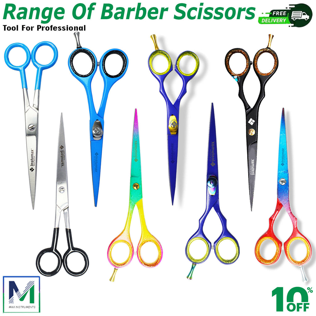 Professional Barber Hair Cutting Scissors for Salons & Stylists