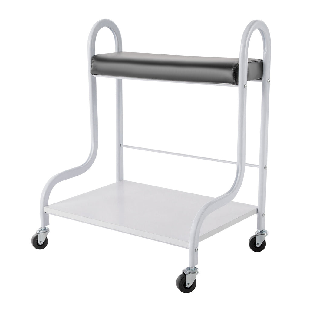 Portable 2-Layer Nail & Foot Spa Trolley with 4 Swivel Wheels