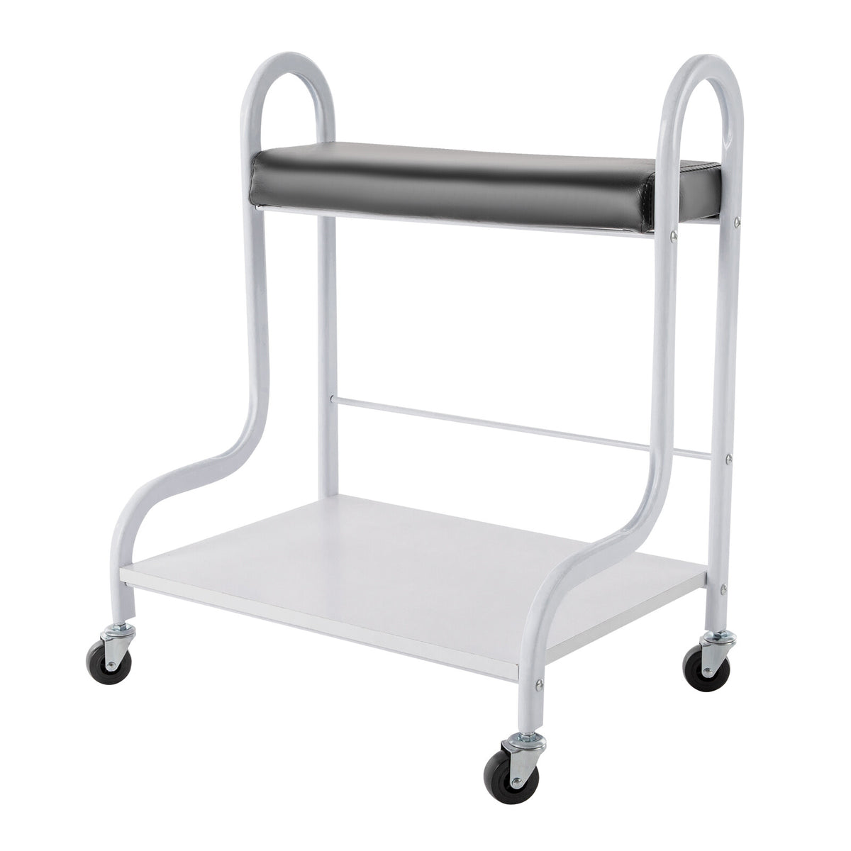Portable 2-Layer Nail & Foot Spa Trolley with 4 Swivel Wheels